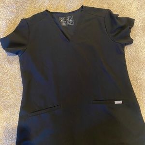 Figs small two pocket scrub top